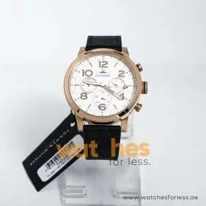 Tommy Hilfiger Men’s Quartz Leather Strap White Dial 46mm Watch 1791236 UAE DUBAI AJMAN SHARJAH ABU DHABI RAS AL KHAIMA UMM UL QUWAIN ALAIN FUJAIRAH
