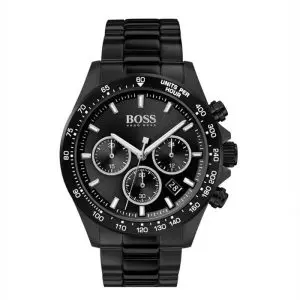 Hugo Boss Men’s Chronograph Quartz Stainless Steel Black Dial 45mm Watch 1513754 UAE DUBAI AJMAN SHARJAH ABU DHABI RAS AL KHAIMA UMM UL QUWAIN ALAIN FUJAIRAH