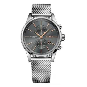 Hugo Boss Men’s Quartz Stainless Steel Grey Dial 41mm Watch 1513440 UAE DUBAI AJMAN SHARJAH ABU DHABI RAS AL KHAIMA UMM UL QUWAIN ALAIN FUJAIRAH