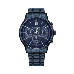 Tommy Hilfiger Men’s Quartz Stainless Steel Blue Dial 44mm Watch 1791694 UAE DUBAI AJMAN SHARJAH ABU DHABI RAS AL KHAIMA UMM UL QUWAIN ALAIN FUJAIRAH