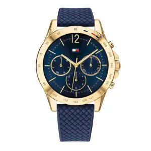 Tommy Hilfiger Women’s Quartz Silicone Strap Blue Dial 38mm Watch 1782198 UAE DUBAI AJMAN SHARJAH ABU DHABI RAS AL KHAIMA UMM UL QUWAIN ALAIN FUJAIRAH