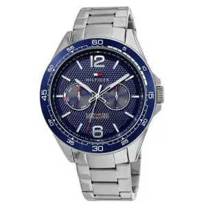 Tommy Hilfiger Men’s Quartz Stainless Steel Blue Dial 46mm Watch 1791366 UAE DUBAI AJMAN SHARJAH ABU DHABI RAS AL KHAIMA UMM UL QUWAIN ALAIN FUJAIRAH