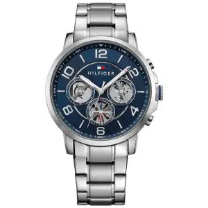 Tommy Hilfiger Men’s Quartz Stainless Steel Blue Dial 44mm Watch 1791293 UAE DUBAI AJMAN SHARJAH ABU DHABI RAS AL KHAIMA UMM UL QUWAIN ALAIN FUJAIRAH