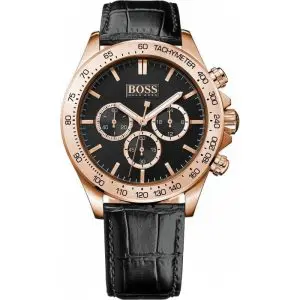 Hugo Boss Men’s Quartz Leather Strap Black Dial 46mm Watch 1513179 UAE DUBAI AJMAN SHARJAH ABU DHABI RAS AL KHAIMA UMM UL QUWAIN ALAIN FUJAIRAH