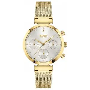 Hugo Boss Women’s Quartz Stainless Steel Silver Dial 36 Watch 1502552 UAE DUBAI AJMAN SHARJAH ABU DHABI RAS AL KHAIMA UMM UL QUWAIN ALAIN FUJAIRAH