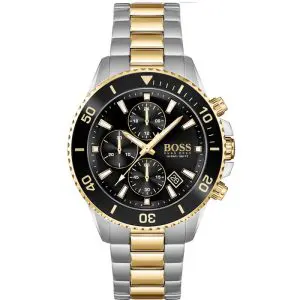 Hugo Boss Men’s Quartz Stainless Steel Black Dial 45mm Watch 1513908 UAE DUBAI AJMAN SHARJAH ABU DHABI RAS AL KHAIMA UMM UL QUWAIN ALAIN FUJAIRAH