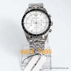 Emporio Armani Men’s Quartz Stainless Steel Silver Dial 46mm Watch AR6073 UAE DUBAI AJMAN SHARJAH ABU DHABI RAS AL KHAIMA UMM UL QUWAIN ALAIN FUJAIRAH