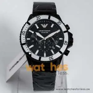 Emporio Armani Men’s Quartz Stainless Steel Black Dial 43mm Watch AR80050 UAE DUBAI AJMAN SHARJAH ABU DHABI RAS AL KHAIMA UMM UL QUWAIN ALAIN FUJAIRAH