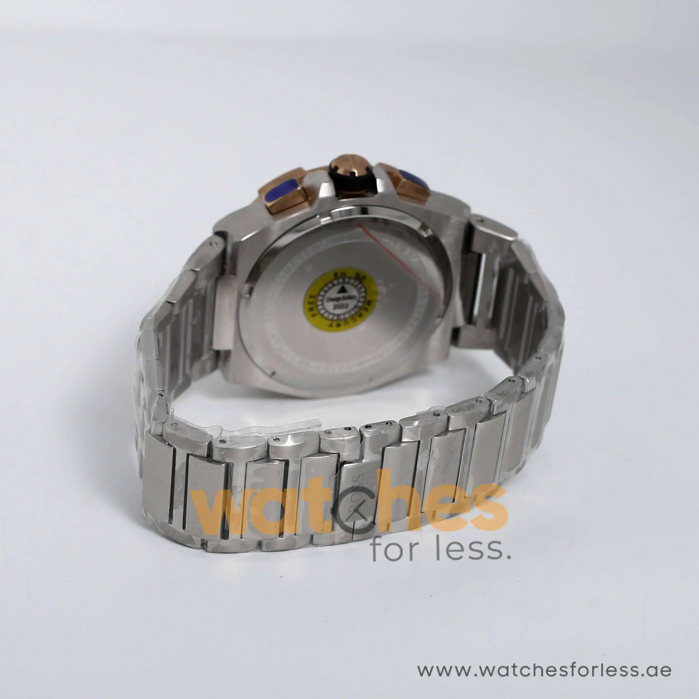 Hugo Boss Men’s Chronograph Quartz Stainless Steel Grey Dial 45mm Watch 1513362 UAE DUBAI AJMAN SHARJAH ABU DHABI RAS AL KHAIMA UMM UL QUWAIN ALAIN FUJAIRAH