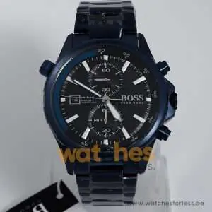 Hugo Boss Men’s Quartz Stainless Steel Black Dial 46mm Watch 1513824 UAE DUBAI AJMAN SHARJAH ABU DHABI RAS AL KHAIMA UMM UL QUWAIN ALAIN FUJAIRAH