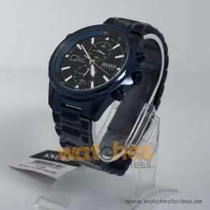 Hugo Boss Men’s Quartz Stainless Steel Black Dial 46mm Watch 1513824 UAE DUBAI AJMAN SHARJAH ABU DHABI RAS AL KHAIMA UMM UL QUWAIN ALAIN FUJAIRAH
