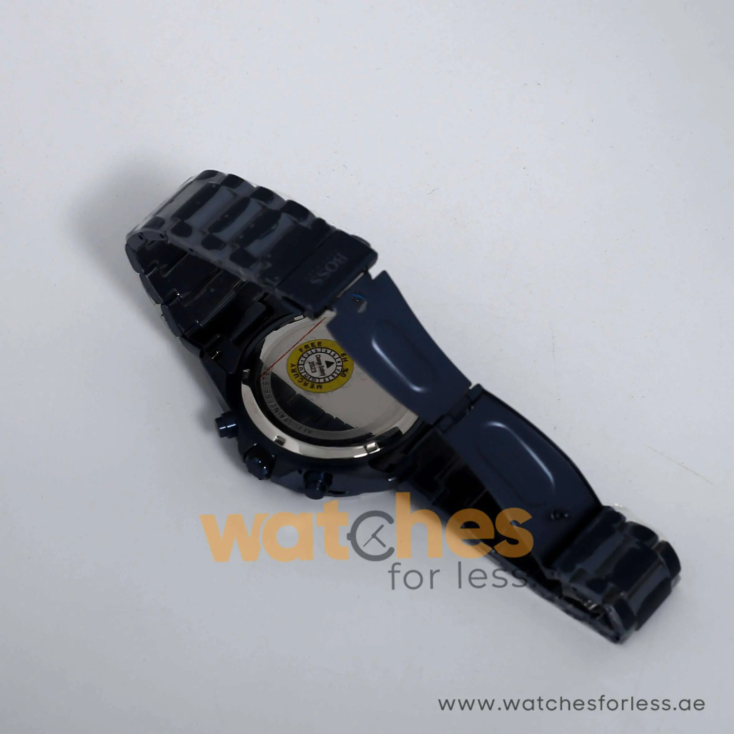 Hugo Boss Men’s Quartz Stainless Steel Black Dial 46mm Watch 1513824 UAE DUBAI AJMAN SHARJAH ABU DHABI RAS AL KHAIMA UMM UL QUWAIN ALAIN FUJAIRAH