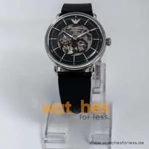 Emporio Armani Men’s Automatic Leather Strap Black Dial 43mm Watch AR60026 UAE DUBAI AJMAN SHARJAH ABU DHABI RAS AL KHAIMA UMM UL QUWAIN ALAIN FUJAIRAH