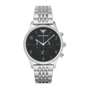Emporio Armani Men’s Quartz Stainless Steel Black Dial 43mm Watch AR1863 UAE DUBAI AJMAN SHARJAH ABU DHABI RAS AL KHAIMA UMM UL QUWAIN ALAIN FUJAIRAH