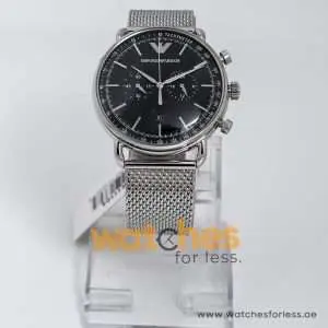 Emporio Armani Men’s Quartz Stainless Steel Black Dial 43mm Watch AR11104 UAE DUBAI AJMAN SHARJAH ABU DHABI RAS AL KHAIMA UMM UL QUWAIN ALAIN FUJAIRAH