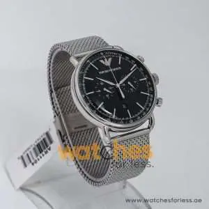 Emporio Armani Men’s Quartz Stainless Steel Black Dial 43mm Watch AR11104 UAE DUBAI AJMAN SHARJAH ABU DHABI RAS AL KHAIMA UMM UL QUWAIN ALAIN FUJAIRAH
