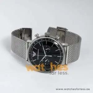 Emporio Armani Men’s Quartz Stainless Steel Black Dial 43mm Watch AR11104 UAE DUBAI AJMAN SHARJAH ABU DHABI RAS AL KHAIMA UMM UL QUWAIN ALAIN FUJAIRAH