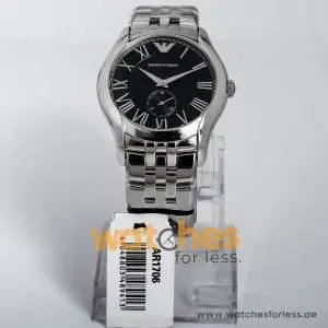 Emporio Armani Men’s Stainless Steel Black Dial 43mm Watch AR1706 UAE DUBAI AJMAN SHARJAH ABU DHABI RAS AL KHAIMA UMM UL QUWAIN ALAIN FUJAIRAH