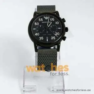 Emporio Armani Men’s Quartz Stainless Steel Strap Black Dial 43mm Watch AR11115 UAE DUBAI AJMAN SHARJAH ABU DHABI RAS AL KHAIMA UMM UL QUWAIN ALAIN FUJAIRAH