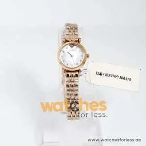 Emporio Armani Women’s Quartz Stainless Steel Mother of Pearl Dial 22mm Watch AR11203 UAE DUBAI AJMAN SHARJAH ABU DHABI RAS AL KHAIMA UMM UL QUWAIN ALAIN FUJAIRAH