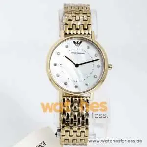 Emporio Armani Women’s Quartz Stainless Steel Mother of Pearl Dial 32mm Watch AR11007 UAE DUBAI AJMAN SHARJAH ABU DHABI RAS AL KHAIMA UMM UL QUWAIN ALAIN FUJAIRAH