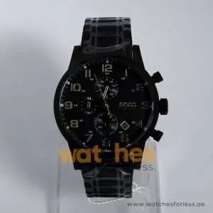 Hugo Boss Men’s Quartz Stainless Steel Black Dial 46mm Watch 1513275 UAE DUBAI AJMAN SHARJAH ABU DHABI RAS AL KHAIMA UMM UL QUWAIN ALAIN FUJAIRAH
