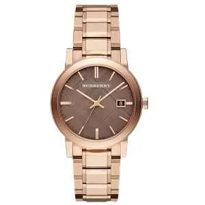 Burberry Women’s Swiss Made Stainless Steel Brown Dial 38mm Watch BU9005 UAE DUBAI AJMAN SHARJAH ABU DHABI RAS AL KHAIMA UMM UL QUWAIN ALAIN FUJAIRAH
