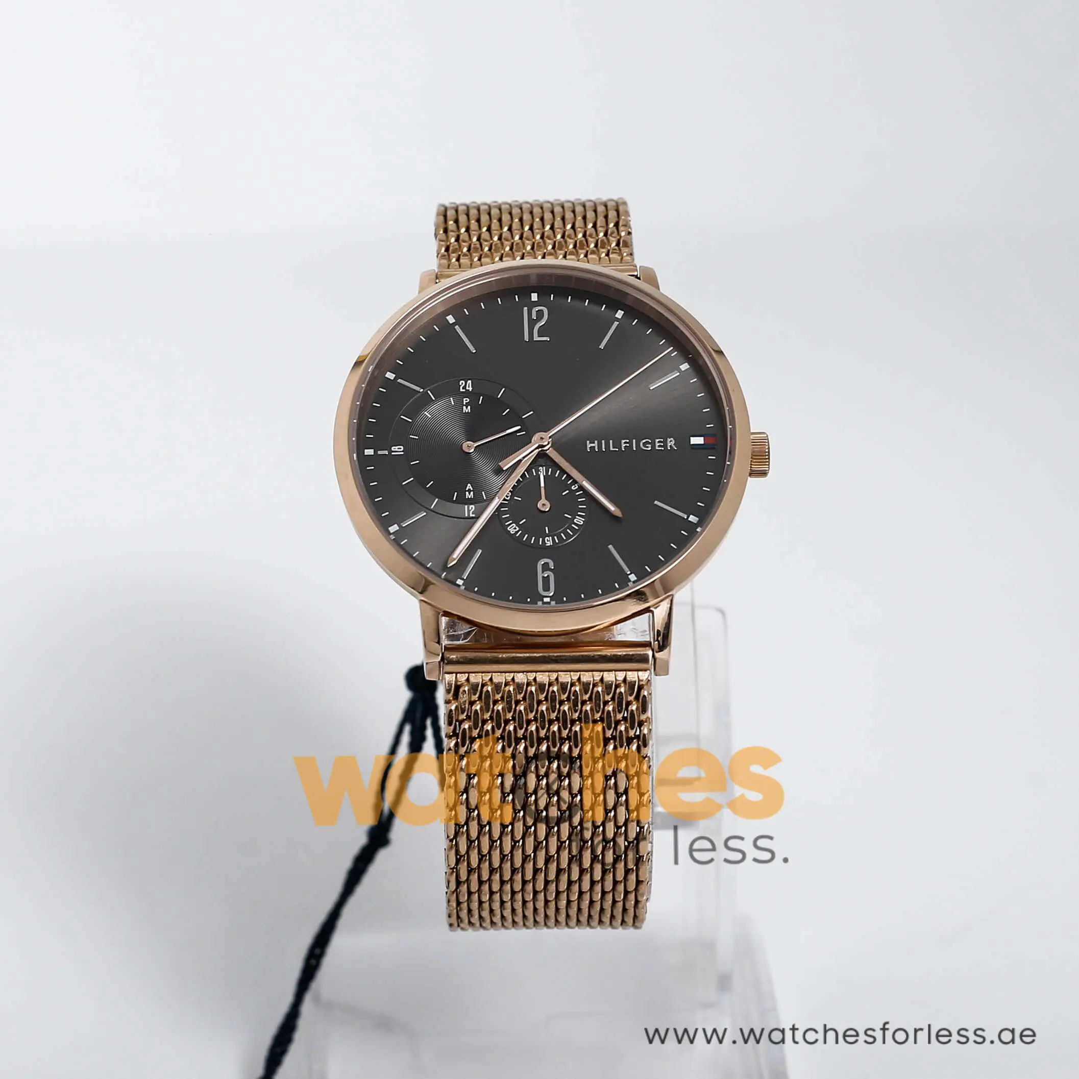 Tommy Hilfiger Men’s Quartz Stainless Steel Grey Dial 40mm Watch 1791506 UAE DUBAI AJMAN SHARJAH ABU DHABI RAS AL KHAIMA UMM UL QUWAIN ALAIN FUJAIRAH