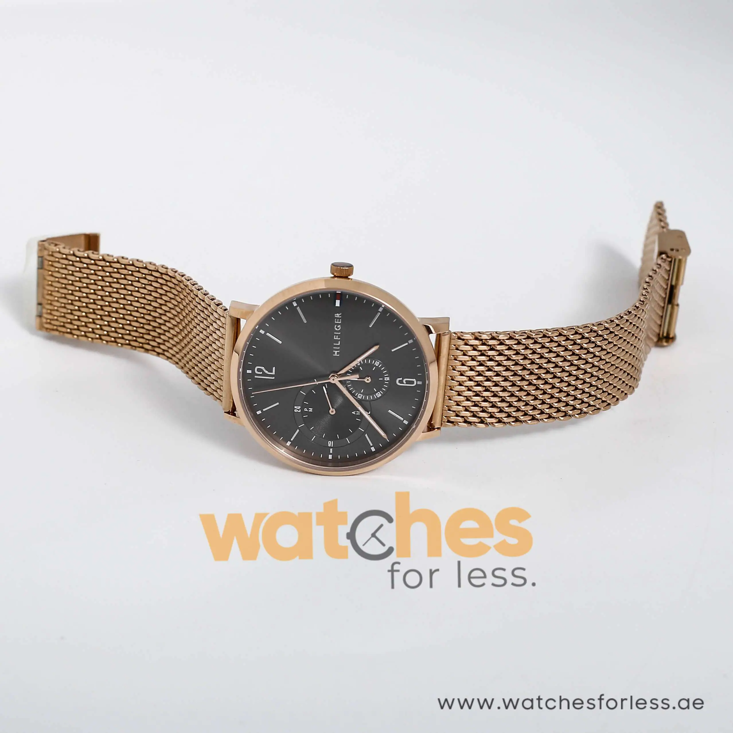 Tommy Hilfiger Men’s Quartz Stainless Steel Grey Dial 40mm Watch 1791506 UAE DUBAI AJMAN SHARJAH ABU DHABI RAS AL KHAIMA UMM UL QUWAIN ALAIN FUJAIRAH