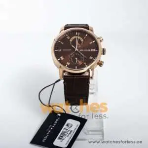 Tommy Hilfiger Men’s Quartz Leather Strap Brown Dial 44mm Watch 1710400 UAE DUBAI AJMAN SHARJAH ABU DHABI RAS AL KHAIMA UMM UL QUWAIN ALAIN FUJAIRAH