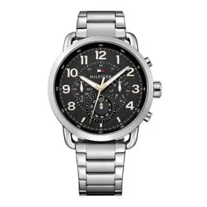 Tommy Hilfiger Men’s Quartz Stainless Steel Black Dial 46mm Watch 1791422 UAE DUBAI AJMAN SHARJAH ABU DHABI RAS AL KHAIMA UMM UL QUWAIN ALAIN FUJAIRAH