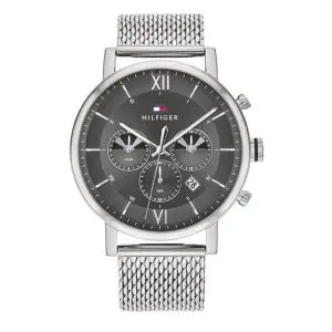 Tommy Hilfiger Men’s Quartz Stainless Steel Gray Dial 44mm Watch 1710396 UAE DUBAI AJMAN SHARJAH ABU DHABI RAS AL KHAIMA UMM UL QUWAIN ALAIN FUJAIRAH