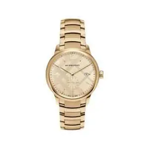BURBERRY Men’s Swiss Made Stainless Steel Gold Dial 40mm Watch BU10006 UAE DUBAI AJMAN SHARJAH ABU DHABI RAS AL KHAIMA UMM UL QUWAIN ALAIN FUJAIRAH