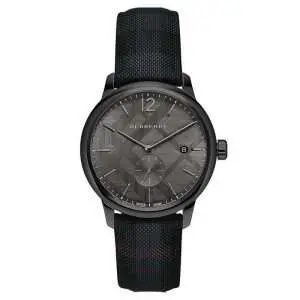 Burberry Men’s Swiss Made Leather Strap Black Dial 40mm Watch BU10010 UAE DUBAI AJMAN SHARJAH ABU DHABI RAS AL KHAIMA UMM UL QUWAIN ALAIN FUJAIRAH