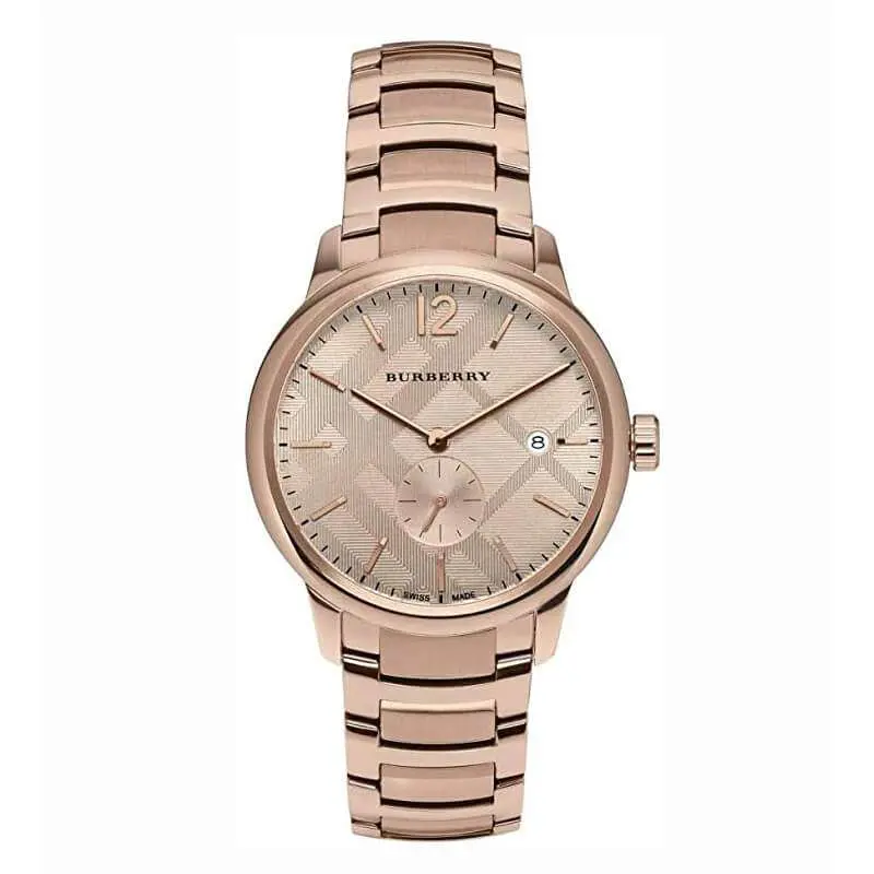 Burberry Men’s Swiss Made Stainless Steel Rose Gold Dial 40mm Watch BU10013 UAE DUBAI AJMAN SHARJAH ABU DHABI RAS AL KHAIMA UMM UL QUWAIN ALAIN FUJAIRAH