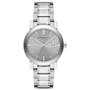 Burberry Unisex Swiss Made Stainless Steel Silver Dial 38mm Watch BU9035 UAE DUBAI AJMAN SHARJAH ABU DHABI RAS AL KHAIMA UMM UL QUWAIN ALAIN FUJAIRAH