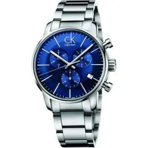 Calvin Klein Men’s Swiss Made Quartz Silver Stainless Steel Blue Dial 43mm K2G2714N UAE DUBAI AJMAN SHARJAH ABU DHABI RAS AL KHAIMA UMM UL QUWAIN ALAIN FUJAIRAH