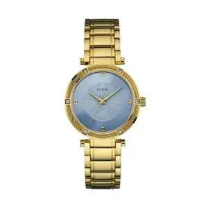 Guess Women’s Quartz Stainless Steel Blue Dial 36mm Watch W0659L2 UAE DUBAI AJMAN SHARJAH ABU DHABI RAS AL KHAIMA UMM UL QUWAIN ALAIN FUJAIRAH