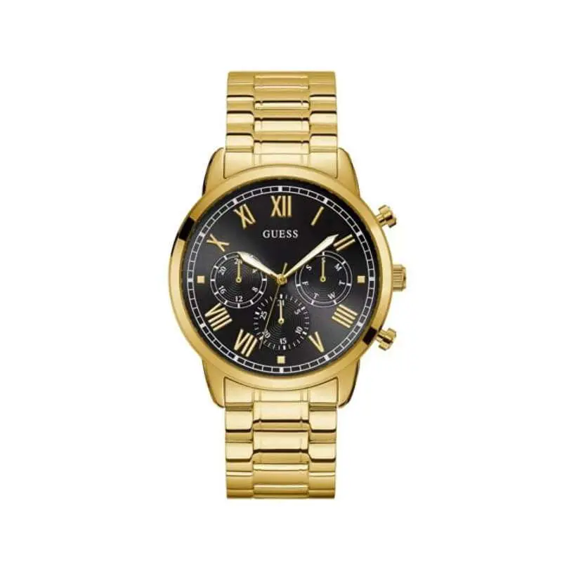 Guess Men’s Quartz Stainless Steel Black Dial 40mm Watch W1309G2 UAE DUBAI AJMAN SHARJAH ABU DHABI RAS AL KHAIMA UMM UL QUWAIN ALAIN FUJAIRAH
