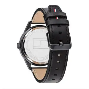 Tommy Hilfiger Men’s Quartz Leather Strap Black Dial 44mm Watch 1791638 UAE DUBAI AJMAN SHARJAH ABU DHABI RAS AL KHAIMA UMM UL QUWAIN ALAIN FUJAIRAH