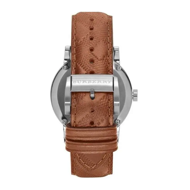 Burberry Men’s Quartz Leather Strap Silver Dial 42mm Watch BU9904 UAE DUBAI AJMAN SHARJAH ABU DHABI RAS AL KHAIMA UMM UL QUWAIN ALAIN FUJAIRAH
