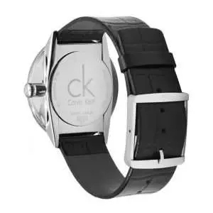 Calvin Klein Men’s Swiss Made Quartz Black Leather Strap Black Dial 41mm K2Y211C3 UAE DUBAI AJMAN SHARJAH ABU DHABI RAS AL KHAIMA UMM UL QUWAIN ALAIN FUJAIRAH