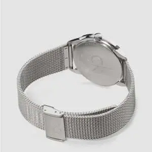 Calvin Klein Women’s Swiss Made Quartz Silver Stainless Steel Silver Dial 35mm K3M2212Z UAE DUBAI AJMAN SHARJAH ABU DHABI RAS AL KHAIMA UMM UL QUWAIN ALAIN FUJAIRAH