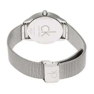 Calvin Klein Women’s Swiss Made Quartz Stainless Steel Blue Dial 35mm K3M2212N UAE DUBAI AJMAN SHARJAH ABU DHABI RAS AL KHAIMA UMM UL QUWAIN ALAIN FUJAIRAH