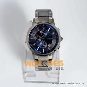 Emporio Armani Men’s Quartz Stainless Steel Blue Dial 43mm Watch AR11458 UAE DUBAI AJMAN SHARJAH ABU DHABI RAS AL KHAIMA UMM UL QUWAIN ALAIN FUJAIRAH