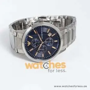 Emporio Armani Men’s Quartz Stainless Steel Blue Dial 43mm Watch AR11458 UAE DUBAI AJMAN SHARJAH ABU DHABI RAS AL KHAIMA UMM UL QUWAIN ALAIN FUJAIRAH