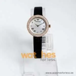 Emporio Armani Women’s Quartz Leather Strap Mother of Pearl Dial 30mm Watch AR11356 UAE DUBAI AJMAN SHARJAH ABU DHABI RAS AL KHAIMA UMM UL QUWAIN ALAIN FUJAIRAH