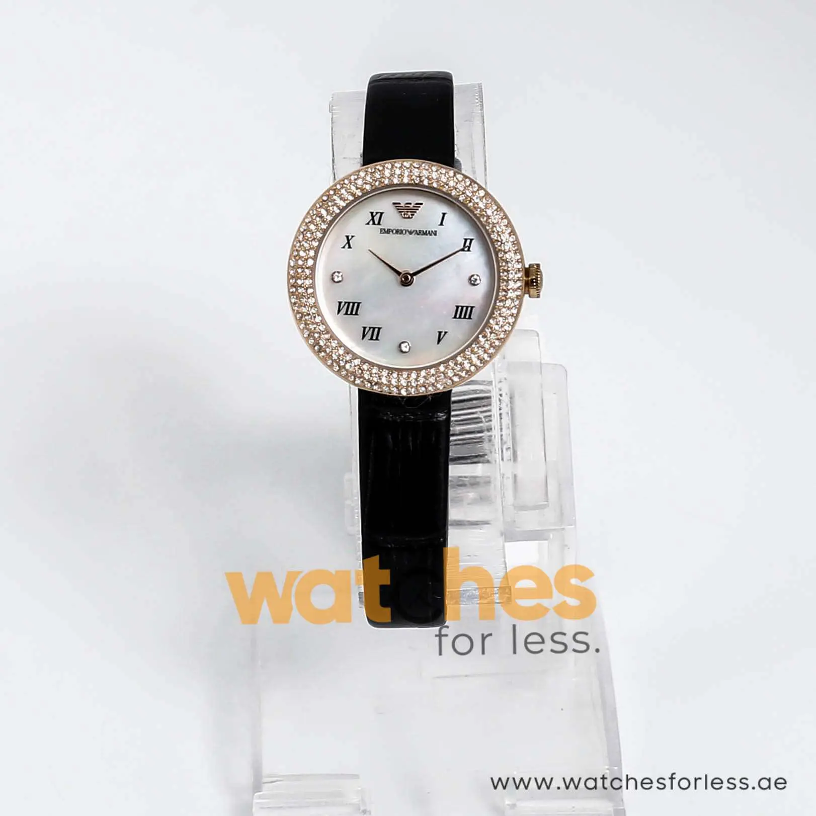 Emporio Armani Women’s Quartz Leather Strap Mother of Pearl Dial 30mm Watch AR11356 UAE DUBAI AJMAN SHARJAH ABU DHABI RAS AL KHAIMA UMM UL QUWAIN ALAIN FUJAIRAH