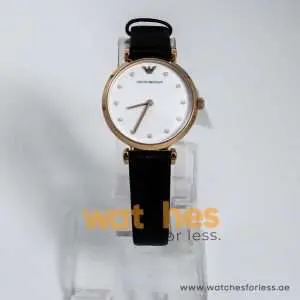Emporio Armani Women’s Quartz Leather Strap White Dial 32mm Watch AR11270 UAE DUBAI AJMAN SHARJAH ABU DHABI RAS AL KHAIMA UMM UL QUWAIN ALAIN FUJAIRAH