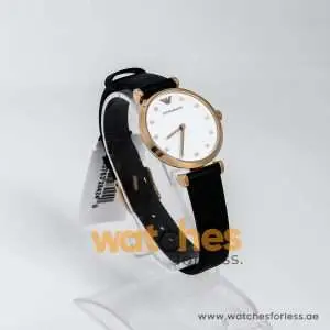 Emporio Armani Women’s Quartz Leather Strap White Dial 32mm Watch AR11270 UAE DUBAI AJMAN SHARJAH ABU DHABI RAS AL KHAIMA UMM UL QUWAIN ALAIN FUJAIRAH